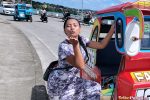 Beautiful Pinay blows kisses from her trike while on patrol